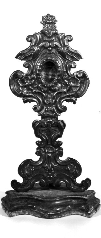 reliquiario - a ostensorio, serie - ambito laziale (metà sec. XVIII)