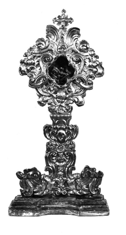 reliquiario - a ostensorio - ambito laziale (seconda metà sec. XVIII)