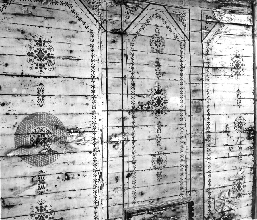 motivi decorativi vegetali (soffitto dipinto) - ambito laziale (sec. XVIII)