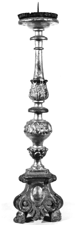 candeliere - ambito laziale (metà sec. XVII)