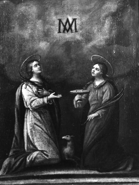 Sant'Agata e Santa Lucia (dipinto) - ambito laziale (fine/inizio secc. XVIII/ XIX)