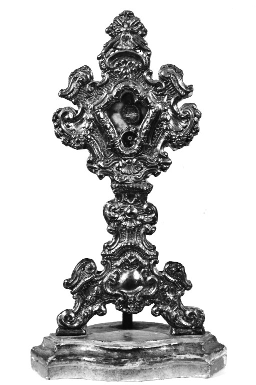 reliquiario - a ostensorio, serie - ambito laziale (fine sec. XVIII)
