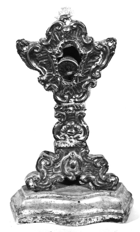 reliquiario - a ostensorio - ambito laziale (metà sec. XVIII)