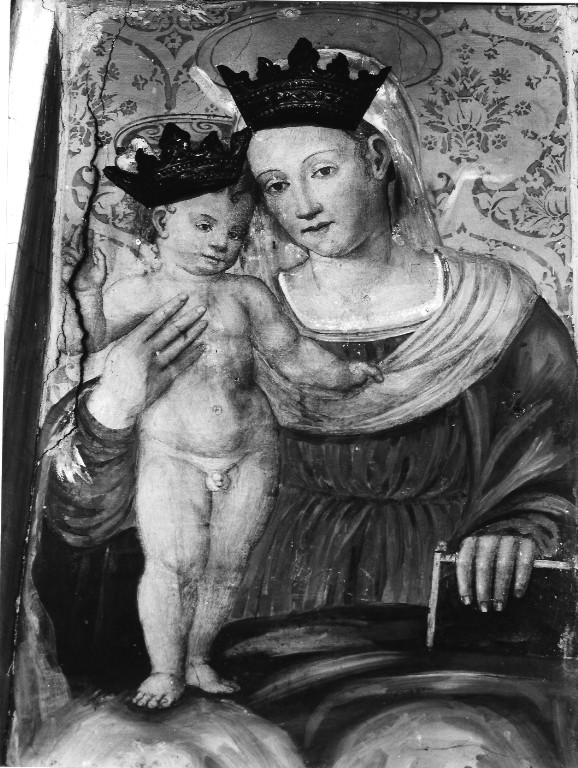 Madonna con Bambino (dipinto) - ambito romano (sec. XVI)