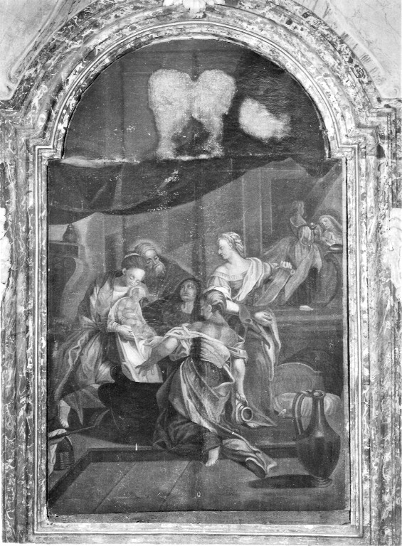 nascita di Maria Vergine (dipinto) - ambito laziale (fine sec. XVII)