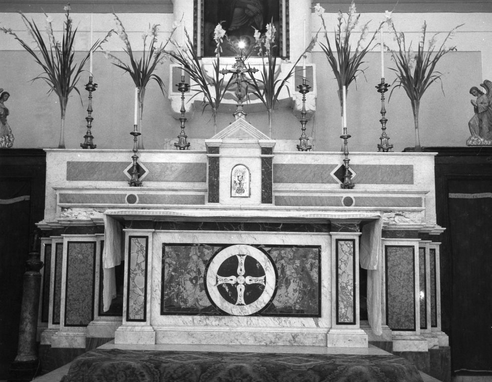 altare maggiore - ambito laziale (sec. XIX)