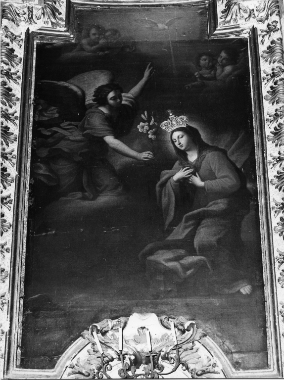 Annunciazione (dipinto) di Nelli Pietro (attribuito) (secondo quarto sec. XVIII)