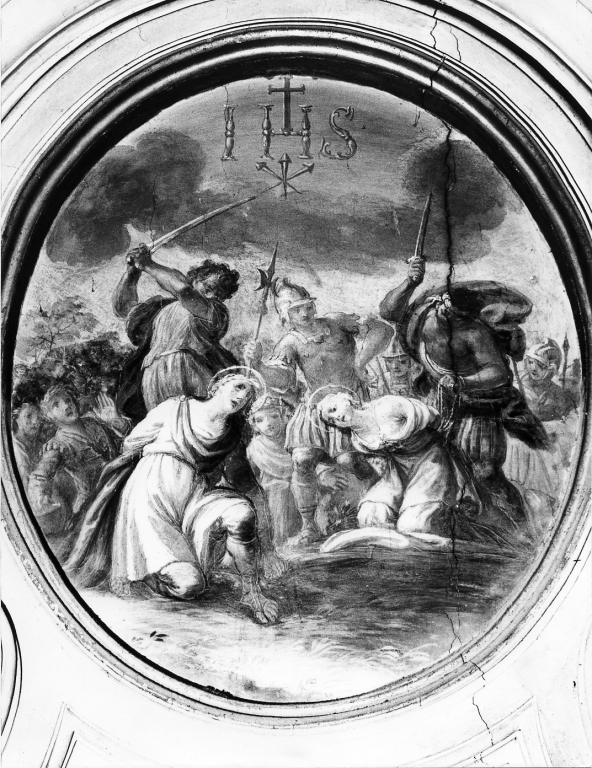 martirio dei SS. Gratiliano e Felicissima (dipinto) di Piastrini Giovanni Domenico (attribuito) (secondo quarto sec. XVIII)