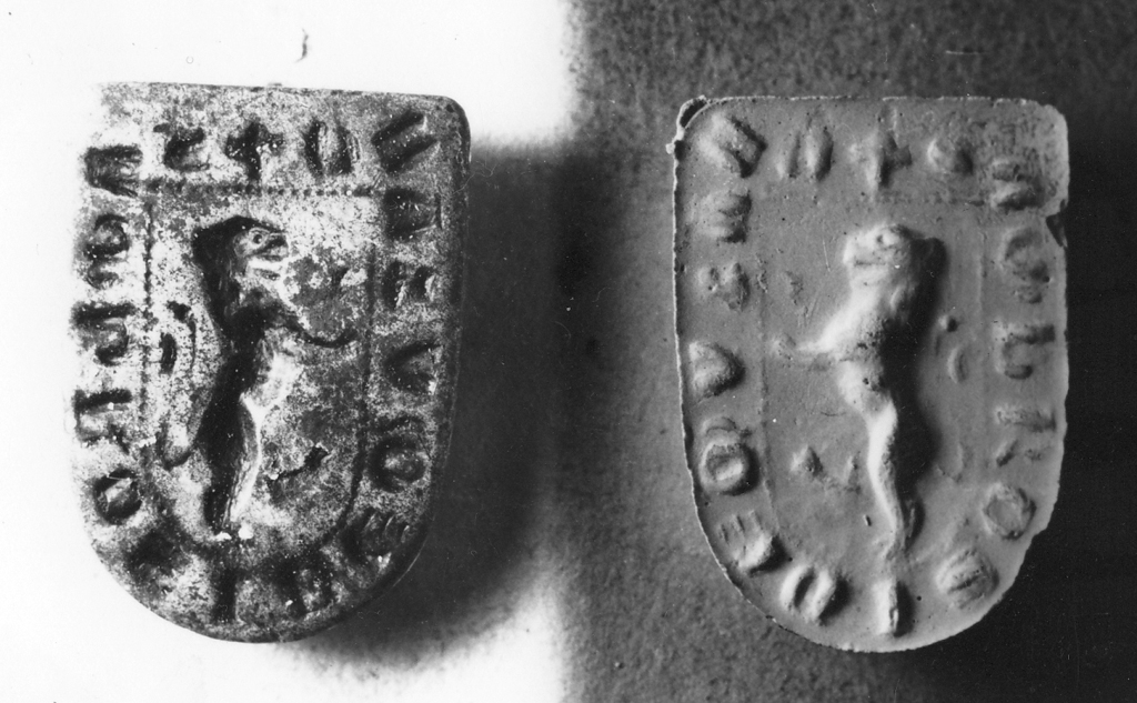 sigillo - ambito italiano (secc. XII/ XIV)