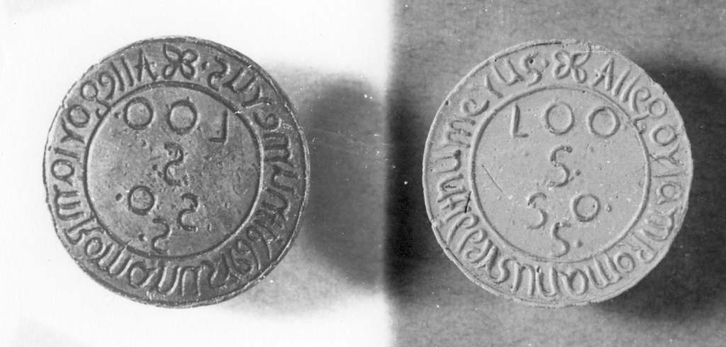 sigillo - ambito italiano (secc. XII/ XIV)