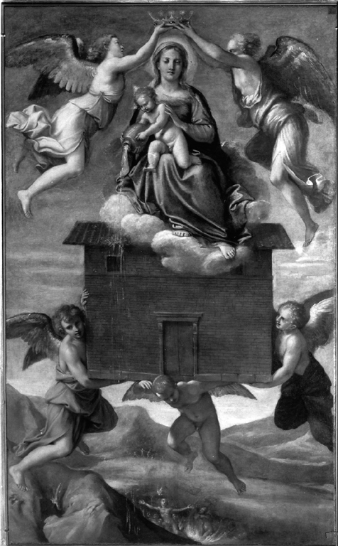 trasporto della Santa Casa a Loreto (dipinto) di Carracci Annibale (sec. XVII)