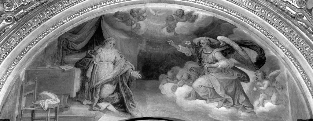 annunciazione (dipinto) di Ricci Giovanni Battista (sec. XVII)