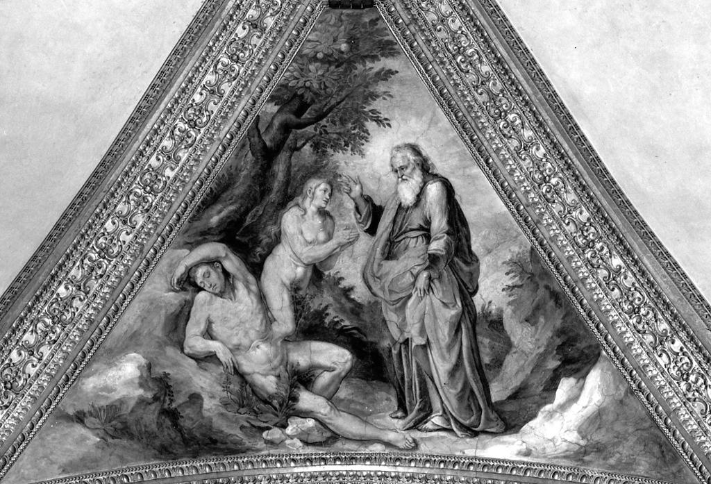 creazione di Eva (dipinto) di Ricci Giovanni Battista (sec. XVII)