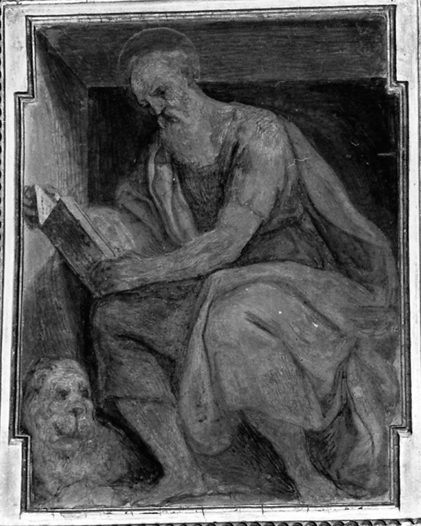 quattro padri della chiesa latina (dipinto) di Ricci Giovanni Battista (sec. XVII)