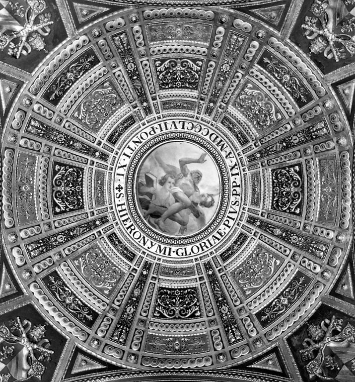 gloria di San Girolamo (dipinto) di Balbi Filippo (sec. XIX)
