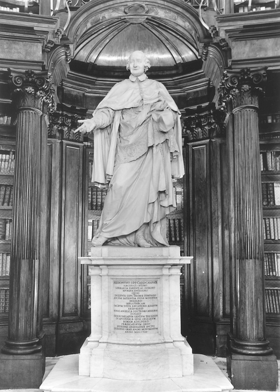 Ritratto del cardinalel Girolamo Casanate (statua) di Le Gros Pierre detto Pierre Le Gros il Giovane (sec. XVIII, sec. XVIII)