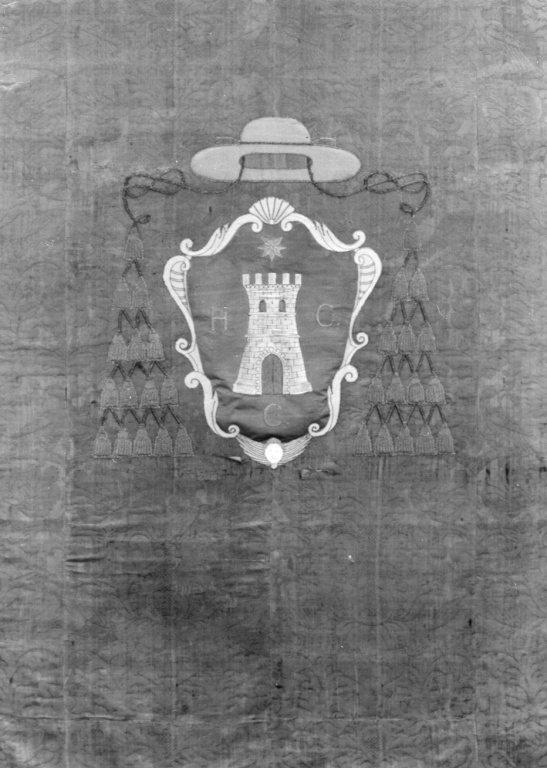 Stemma Casanate (stendardo) - manifattura romana (fine sec. XIX)