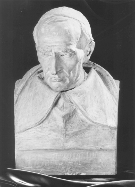 ritratto di padre Giovanni Battista Audifreddi (busto) di Biggi Giovanni (sec. XIX)