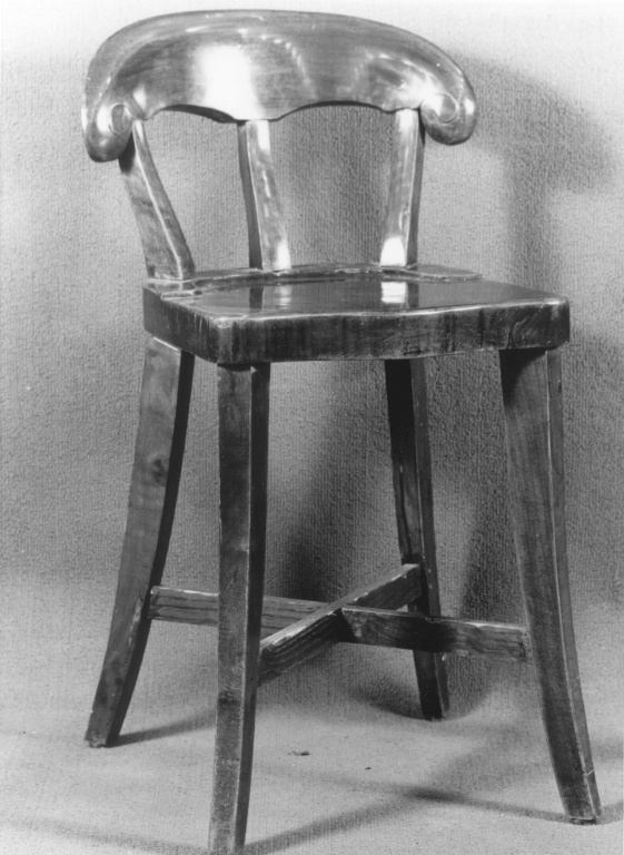 sedia, serie - manifattura romana (fine/inizio secc. XIX/ XX)