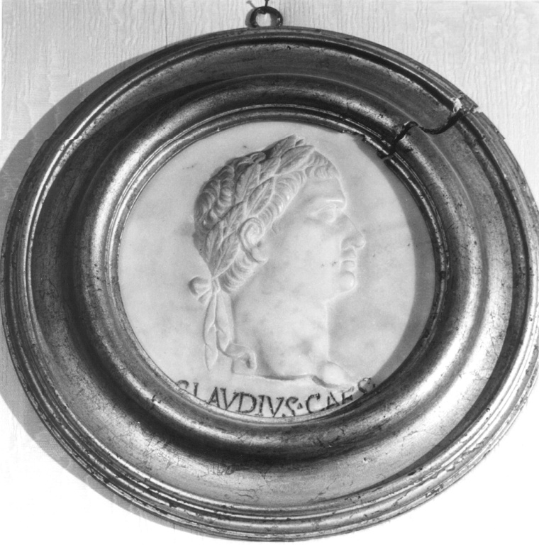 Ritratto dell'imperatore Claudio (rilievo) - ambito italiano (metà sec. XVIII)