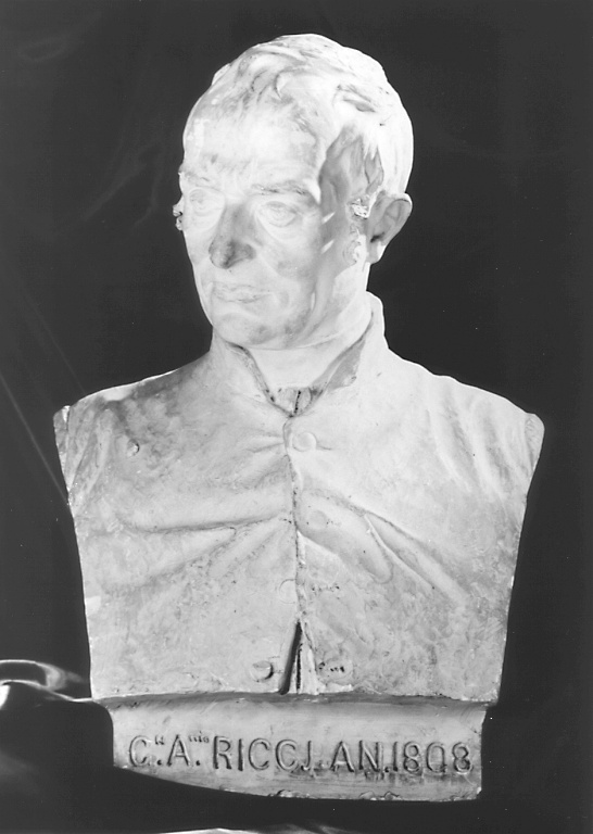 Ritratto di Giovanni Antonio Riccj (busto) di Benini Mauro (sec. XIX)