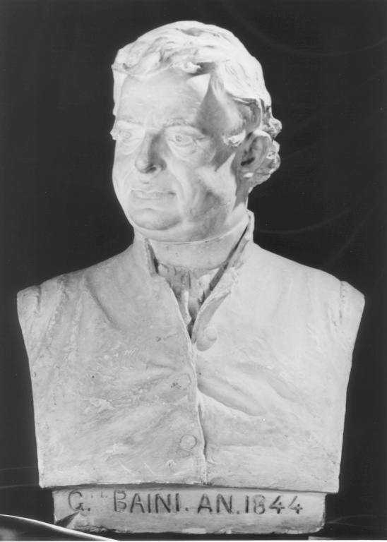 Ritratto di Giuseppe Baini (busto) - ambito romano (fine sec. XIX)
