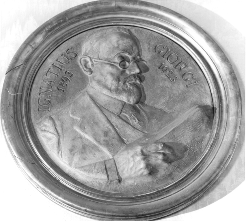 Ritratto di Ignazio Giorgi (rilievo) di Montesi (prima metà sec. XX)