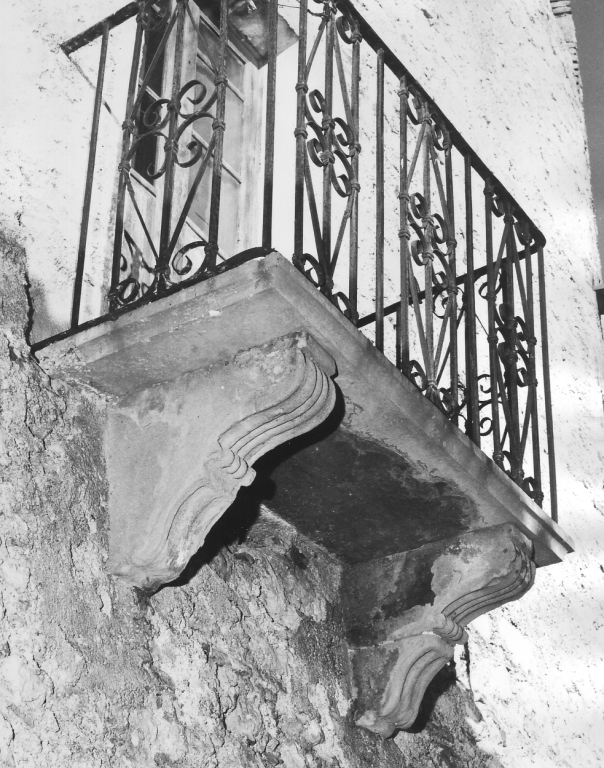 balcone - ambito laziale (fine sec. XIX)