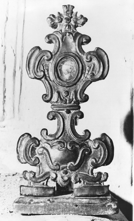 reliquiario - a ostensorio - ambito laziale (seconda metà sec. XVIII)