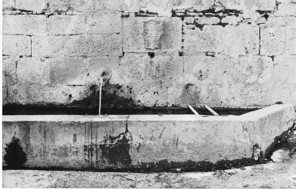 fontana - a muro - ambito laziale (sec. XIX)