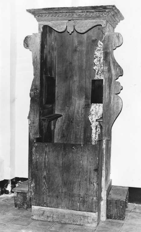 confessionale mobile - bottega laziale (fine sec. XVIII)