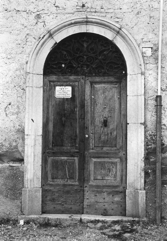 mostra di portale - bottega laziale (fine/inizio secc. XIX/ XX)