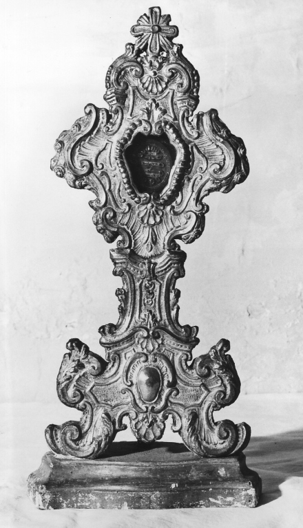 reliquiario - a ostensorio - bottega laziale (seconda metà sec. XVIII)