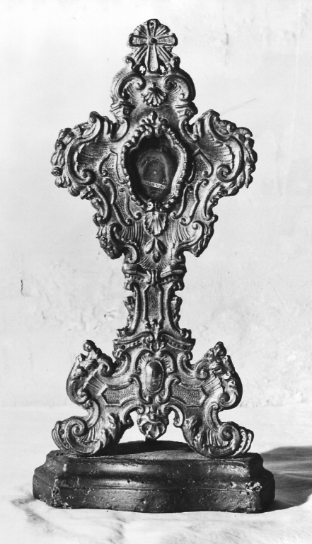 reliquiario - a ostensorio - bottega laziale (seconda metà sec. XVIII)