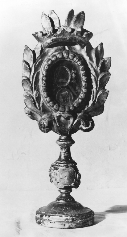 reliquiario - a ostensorio - bottega laziale (fine sec. XVIII)