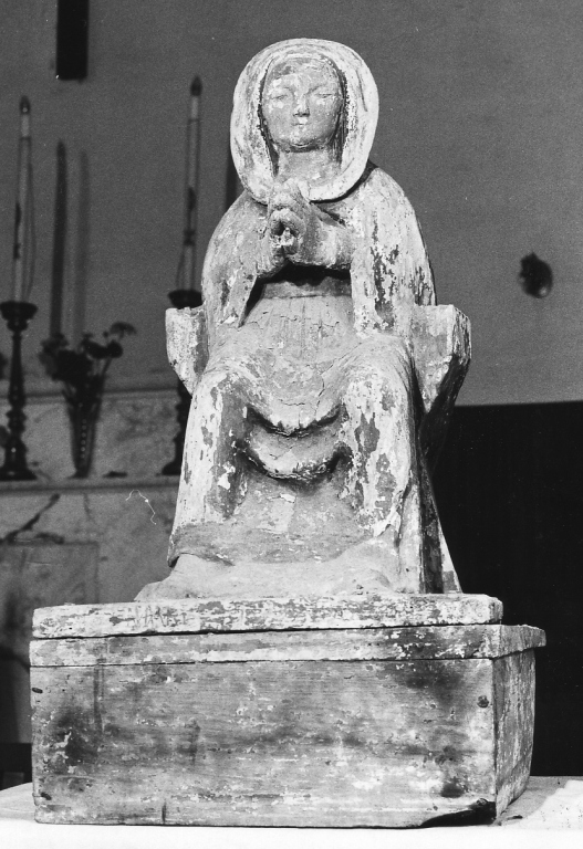 Madonna (scultura) - ambito abruzzese (secc. XIV/ XV)