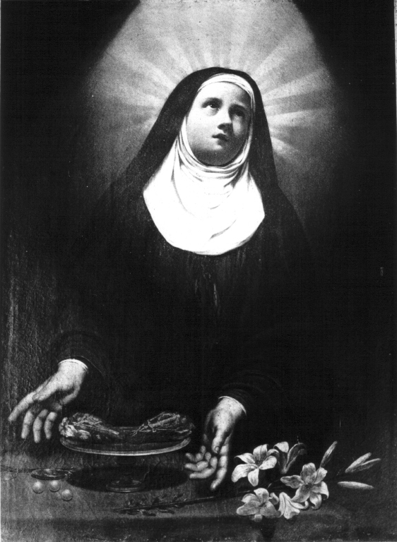 Santa Chiara della croce di Montefalco (dipinto) - ambito Italia centrale (prima metà sec. XIX)