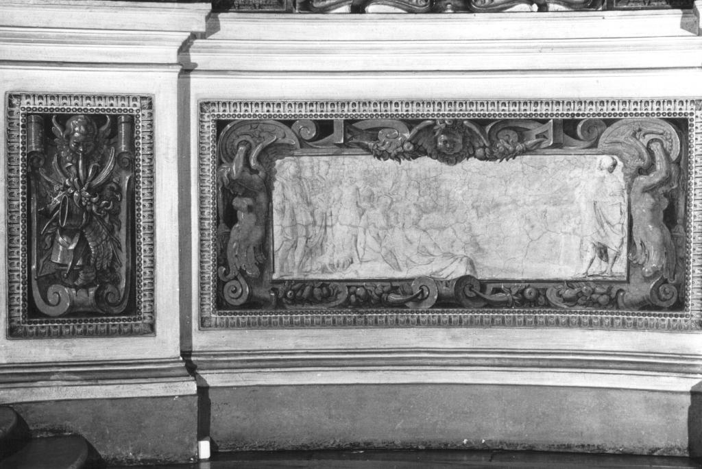 scena storica (dipinto) di Mannozzi Giovanni detto Giovanni da San Giovanni (attribuito) (secondo quarto sec. XVII)