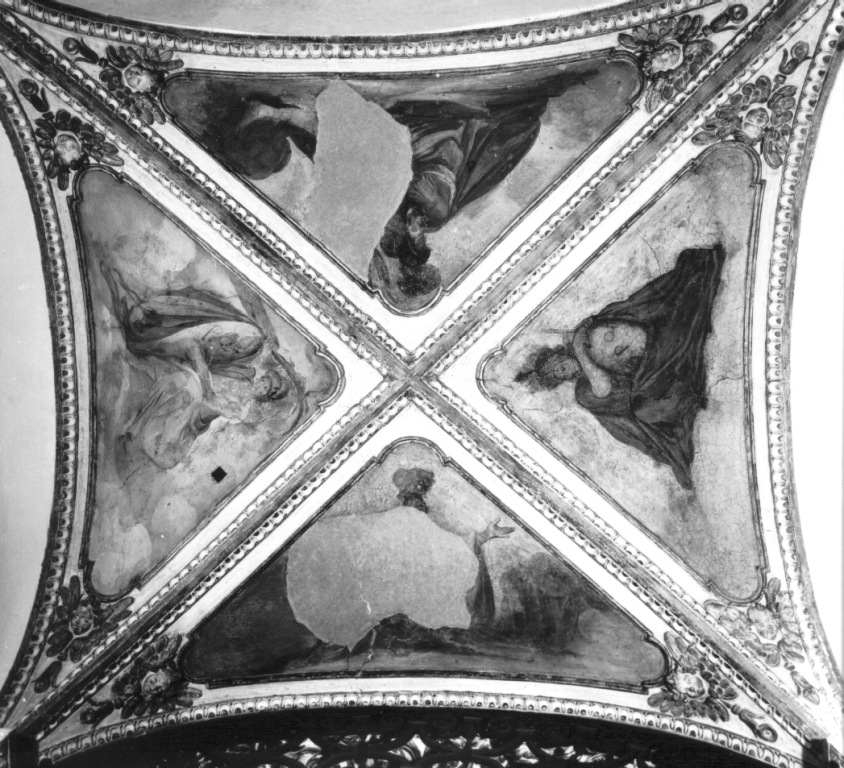 Santi Quattro Coronati (dipinto) di Mannozzi Giovanni detto Giovanni da San Giovanni (sec. XVII)