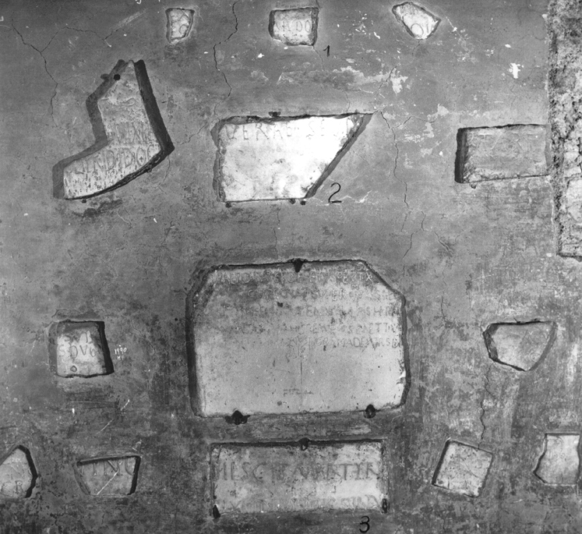 lapide, frammento - ambito romano (sec. V)