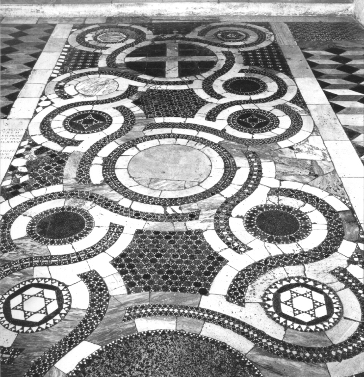 pavimento cosmatesco - ambito cosmatesco (sec. XIII)