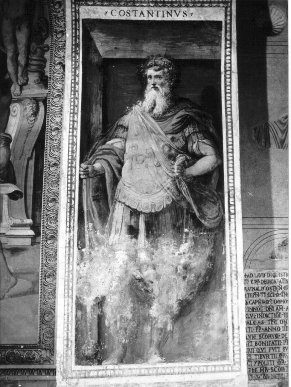 Costantino (dipinto) di Motta Raffaellino detto Raffaellino da Reggio (sec. XVI)
