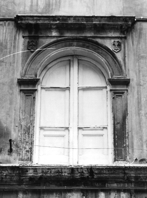 mostra di finestra - ambito laziale (sec. XVII)