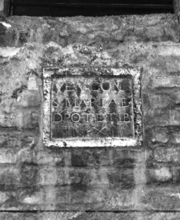 lapide - ambito laziale (sec. XVIII)