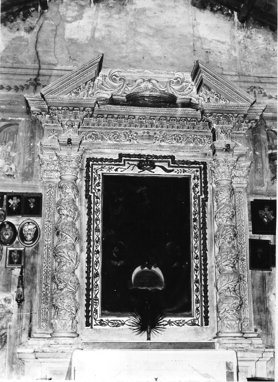 altare maggiore - ambito laziale (sec. XVII)