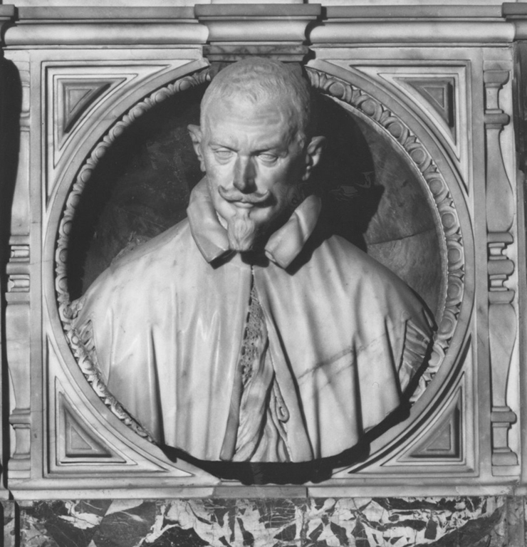 Ritratto del cardinale Antonio Cerri (busto) di Guidi Domenico (sec. XVII)