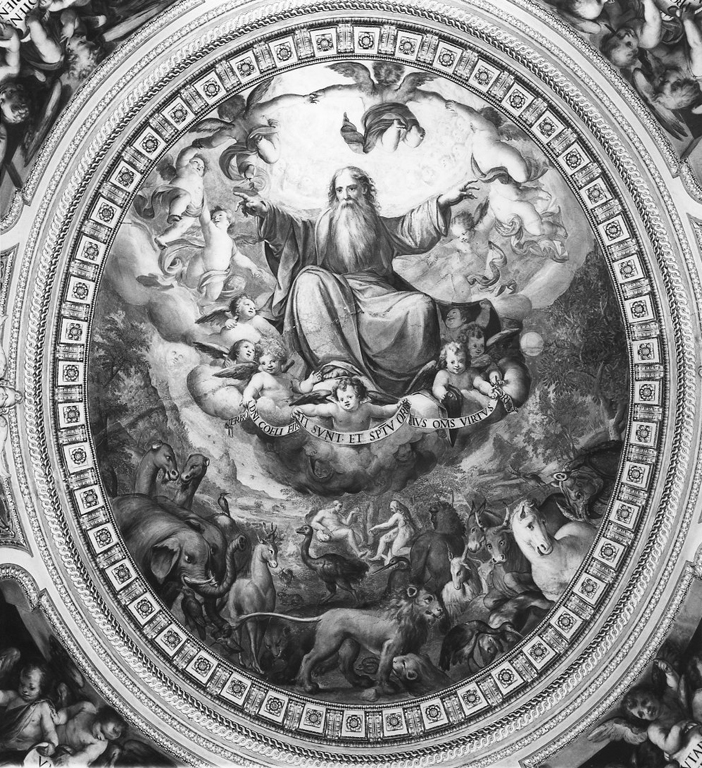 La Creazione (dipinto) di Fiammeri Giovan Battista (sec. XVI)