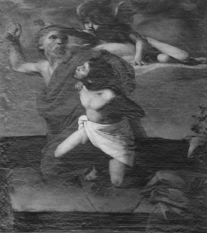 Il sacrificio di Isacco (dipinto) di Manfredi Bartolomeo - scuola fiorentina (metà sec. XVII)