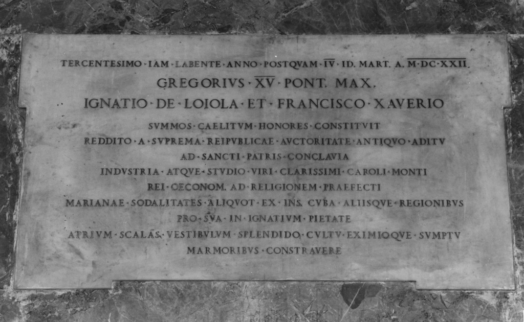 lapide - ambito romano (sec. XX)