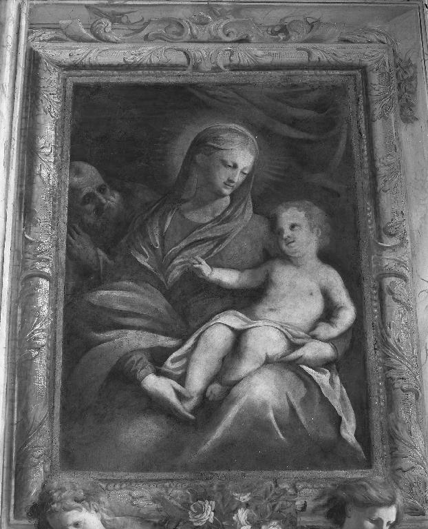 Sacra Famiglia (dipinto) di Pozzo Andrea (sec. XVII)